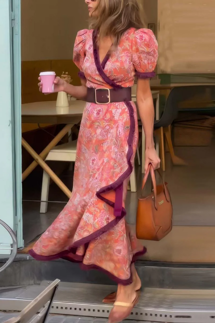 Esme | Elegant Pink Maxi Dress