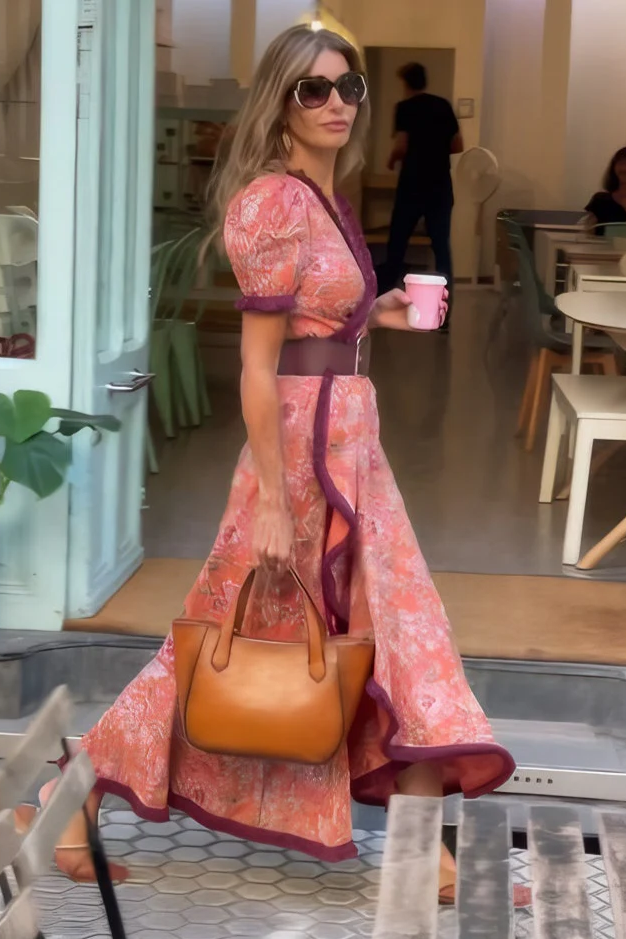 Esme | Elegant Pink Maxi Dress