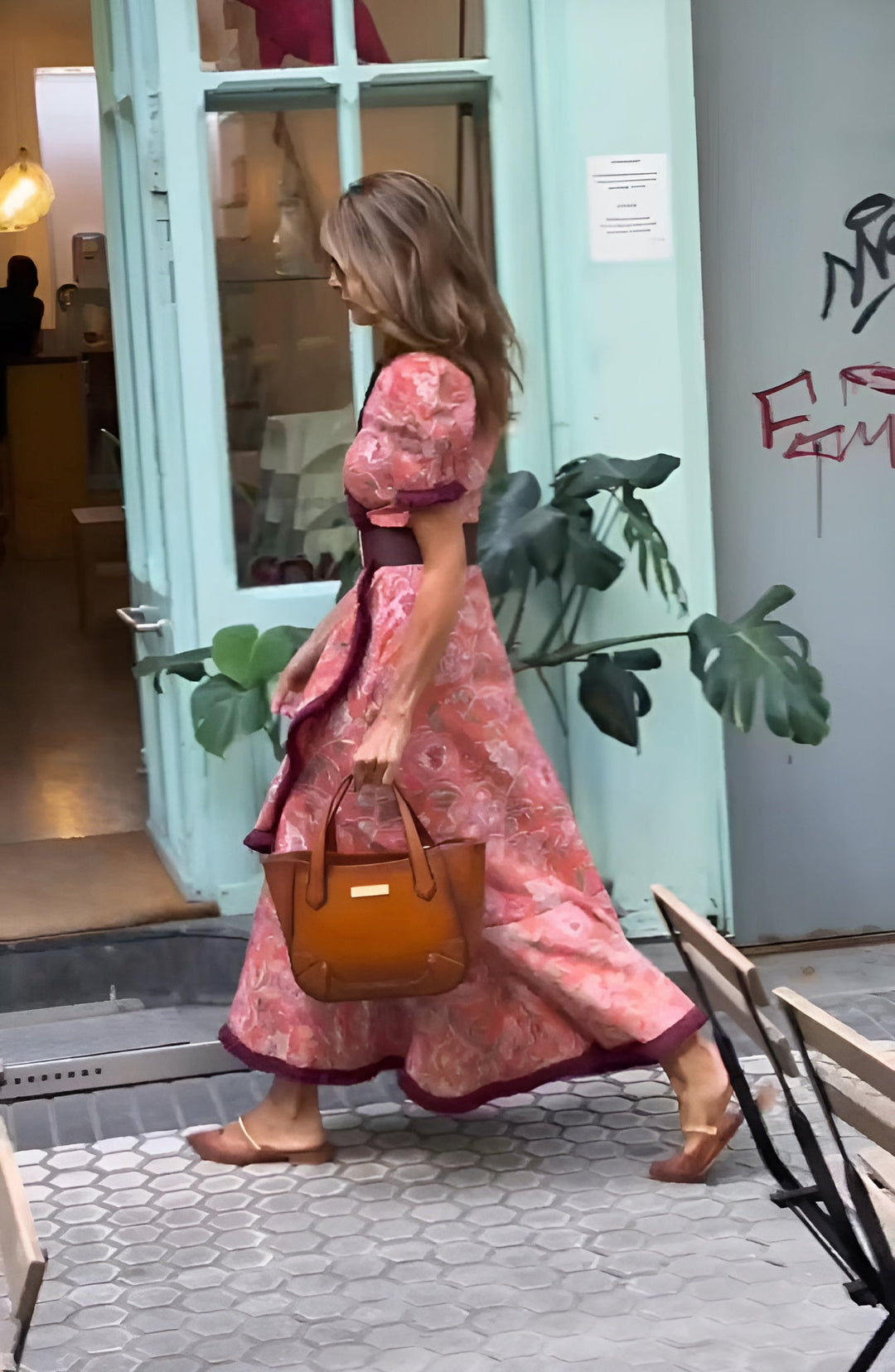 Esme | Elegant Pink Maxi Dress
