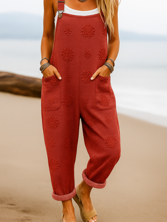 Lara | Floral Jumpsuit with Pockets