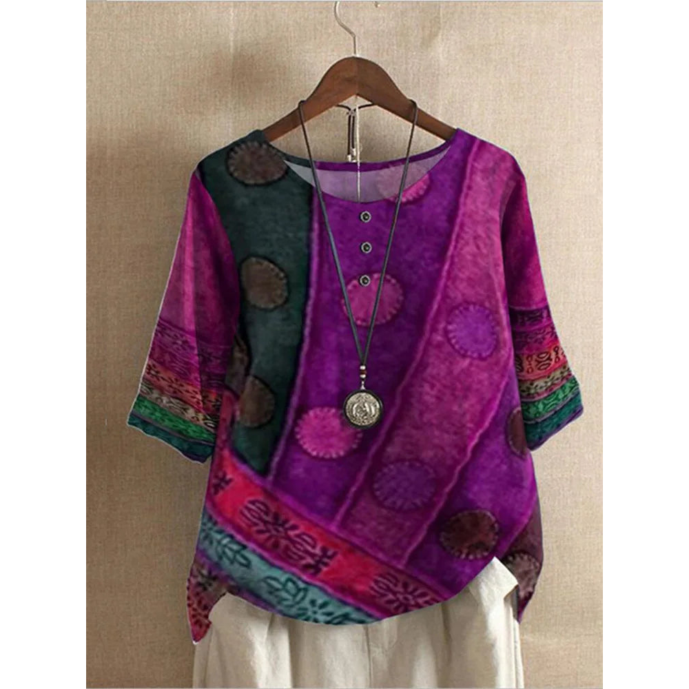 Eleanor | Loose Fit Bohemian Top