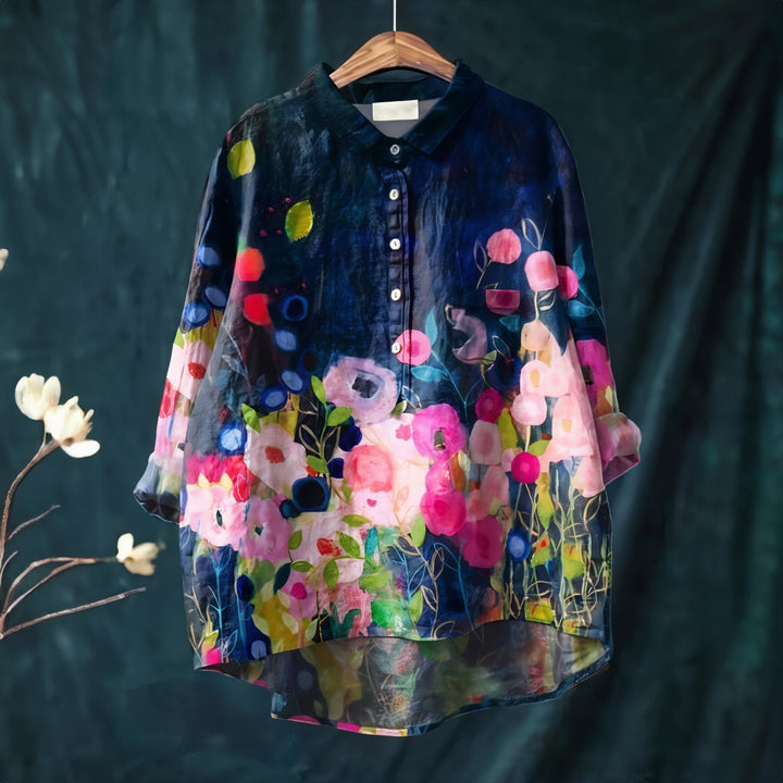Amelia | Blouse with Romantic Floral Print
