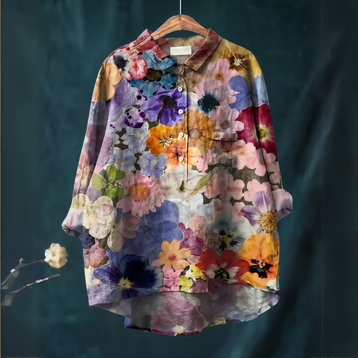 Amelia | Blouse with Romantic Floral Print