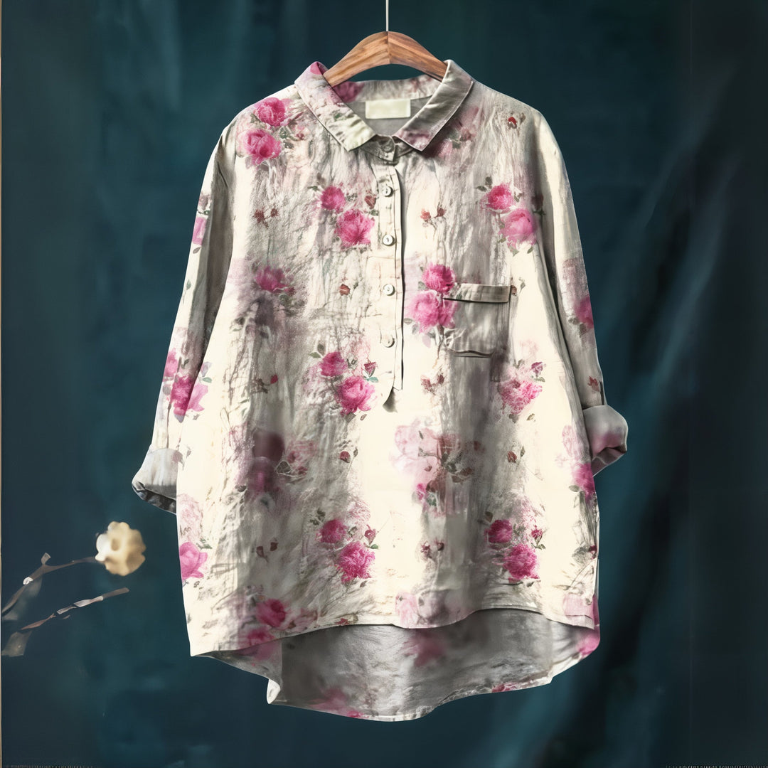 Amelia | Blouse with Romantic Floral Print