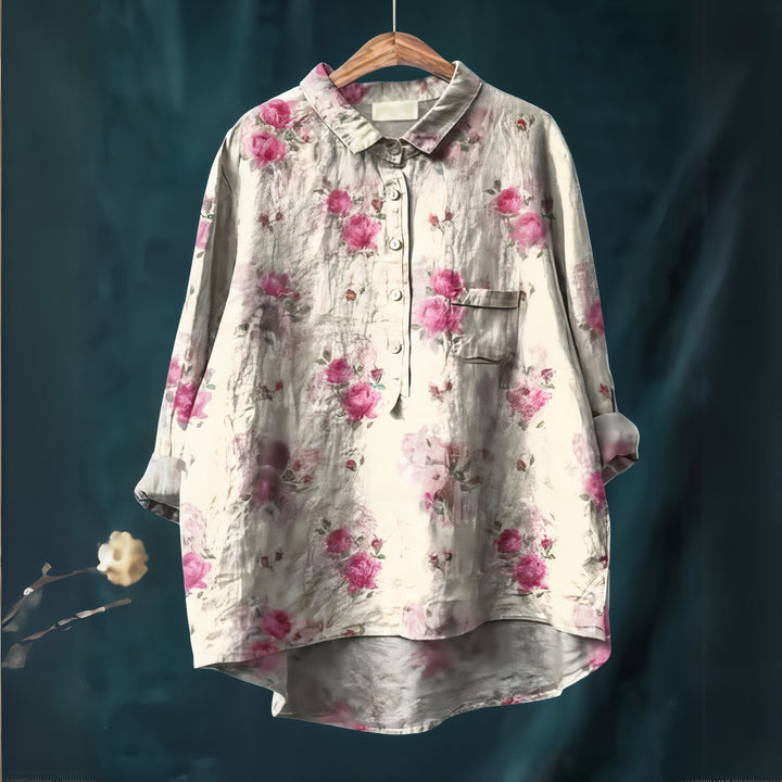 Amelia | Blouse with Romantic Floral Print