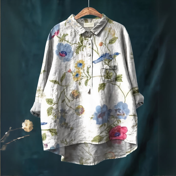 Amelia | Blouse with Romantic Floral Print