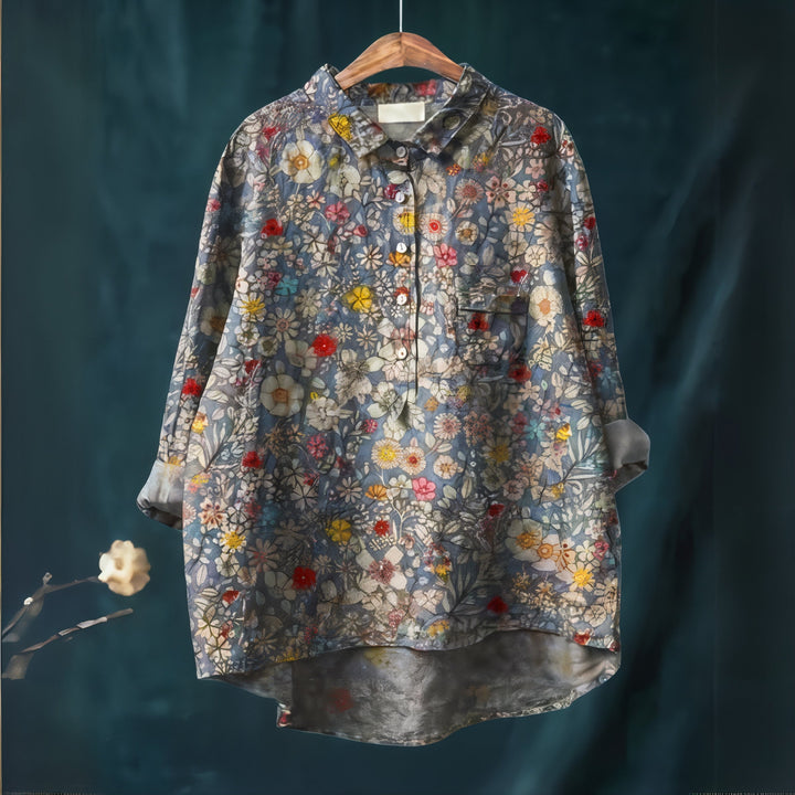 Amelia | Blouse with Romantic Floral Print