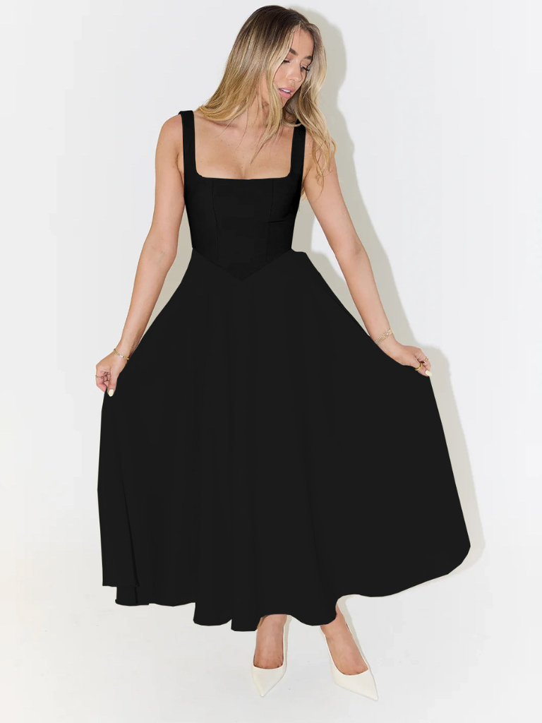 Amber | Sleeveless Maxi Dress