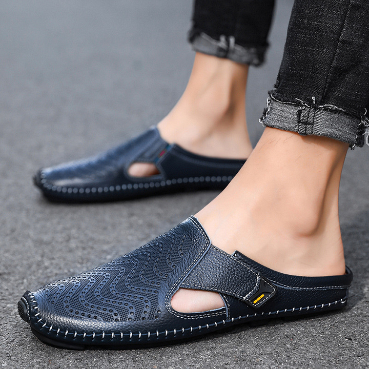 Daniel | Slip-on Leather Sandals