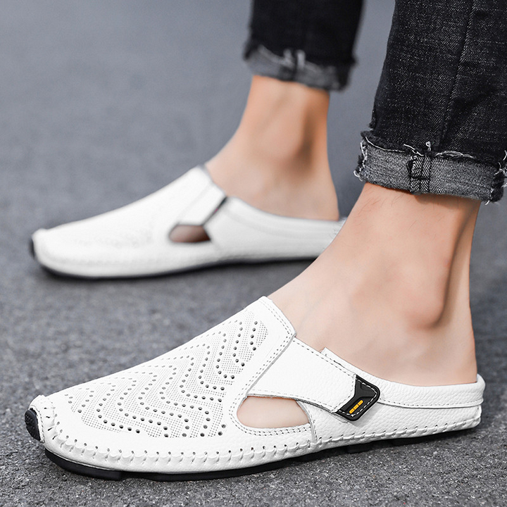 Daniel | Slip-on Leather Sandals