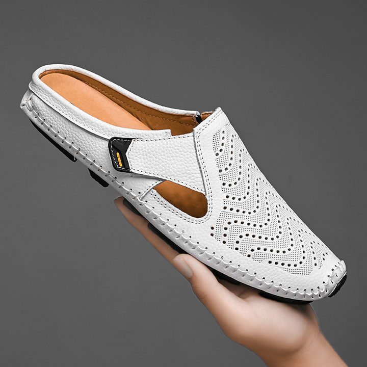 Daniel | Slip-on Leather Sandals