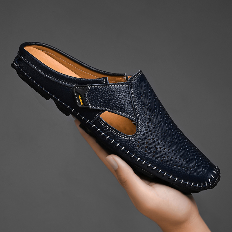Daniel | Slip-on Leather Sandals