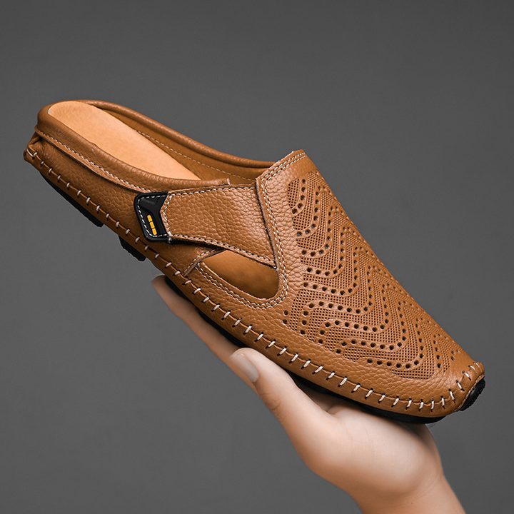 Daniel | Slip-on Leather Sandals