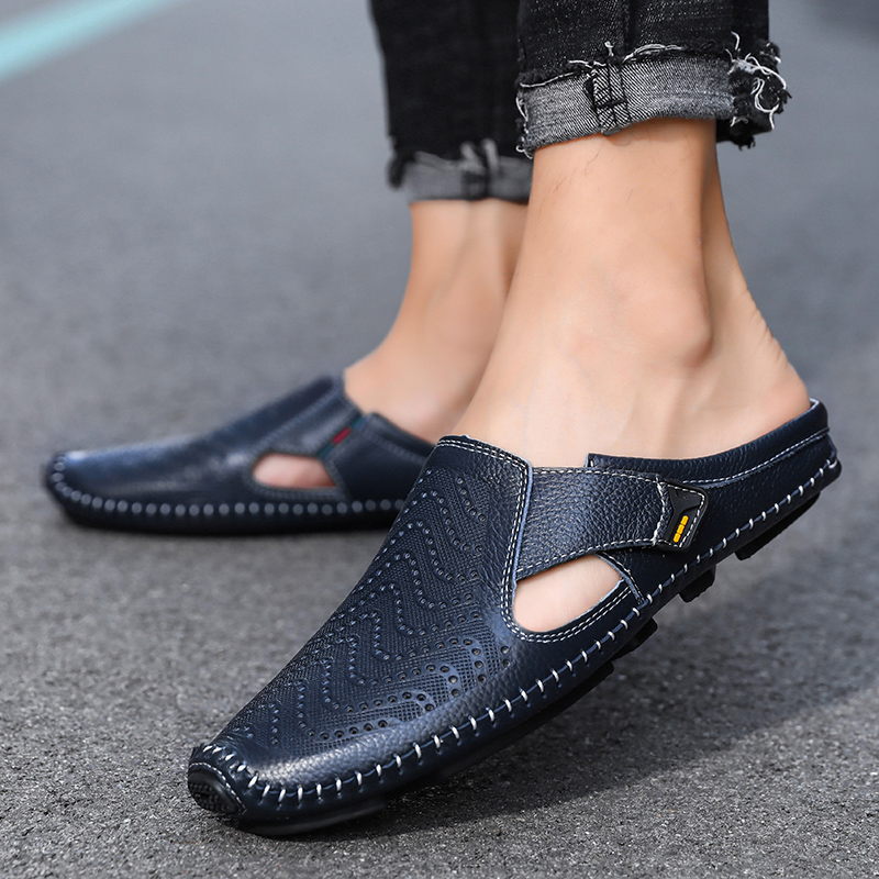 Daniel | Slip-on Leather Sandals