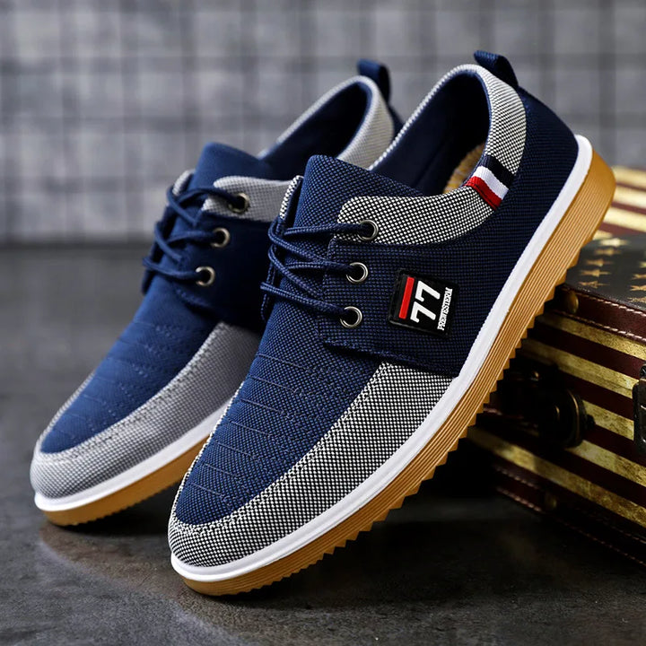 Alexander | Classic Canvas Lace-up Shoes