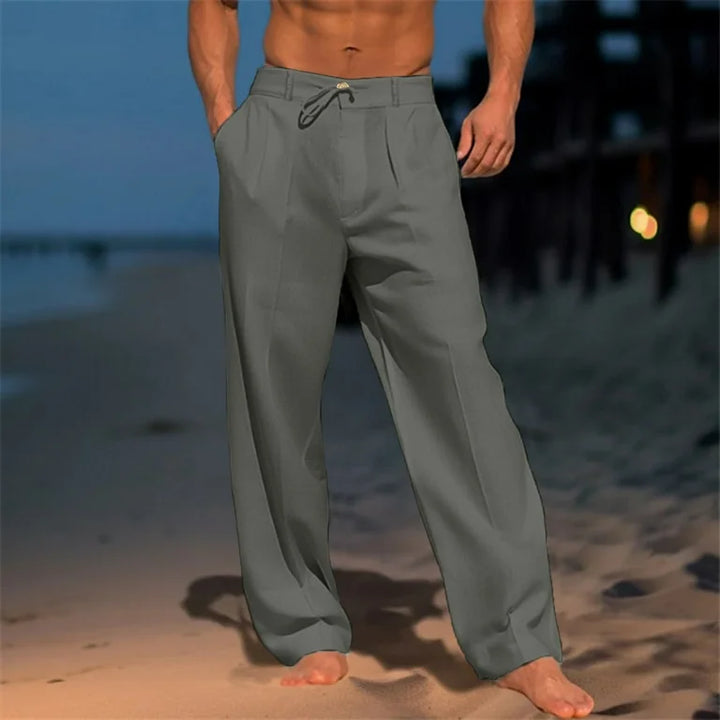 Theo | Lightweight Linen Trousers