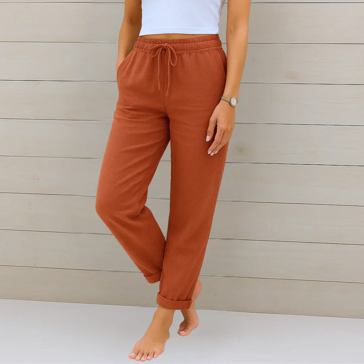 Annie | Breathable Linen Trousers
