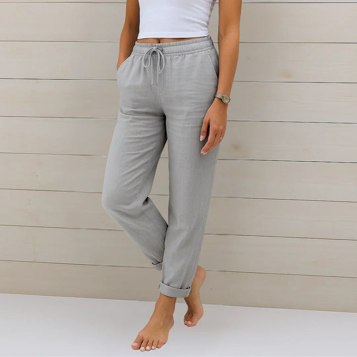 Annie | Breathable Linen Trousers