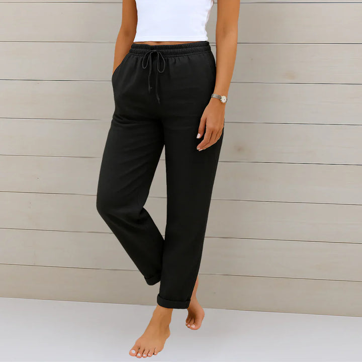 Annie | Breathable Linen Trousers