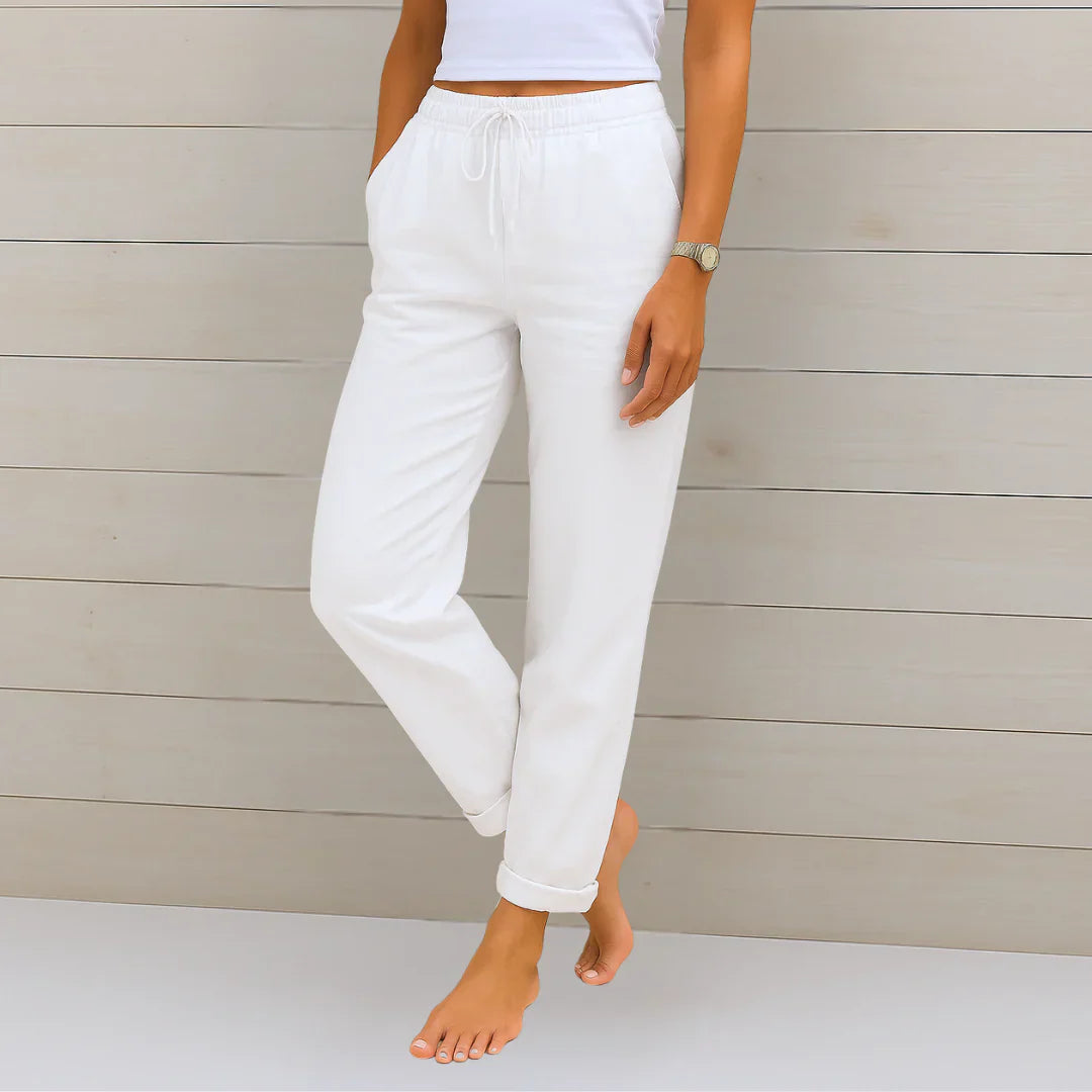 Annie | Breathable Linen Trousers