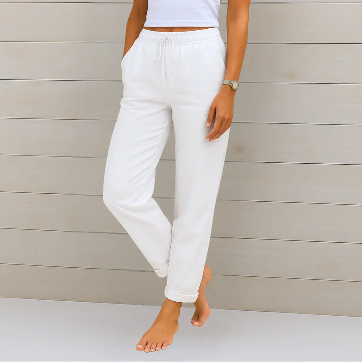 Annie | Breathable Linen Trousers