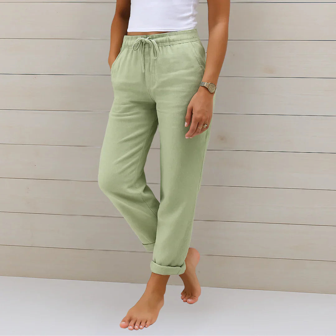 Annie | Breathable Linen Trousers