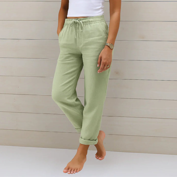 Annie | Breathable Linen Trousers