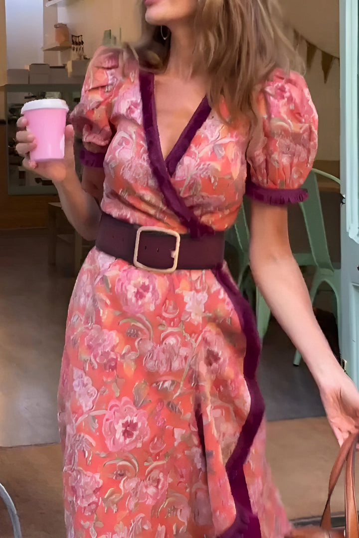Esme | Elegant Pink Maxi Dress