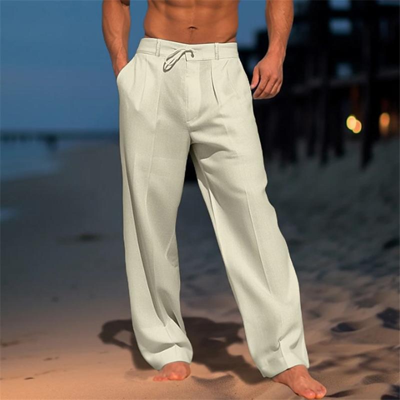 Theo | Lightweight Linen Trousers