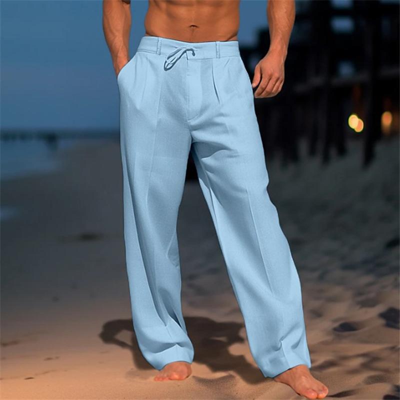 Theo | Lightweight Linen Trousers