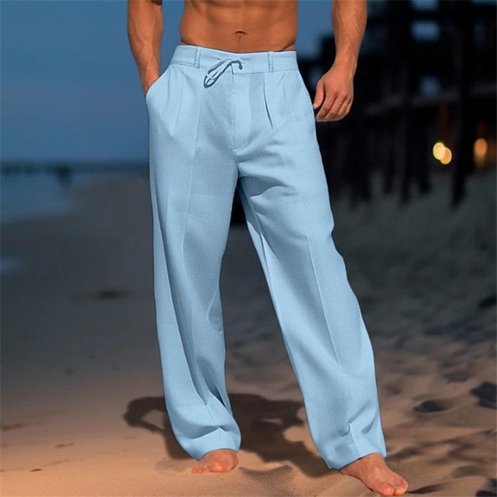 Theo | Lightweight Linen Trousers