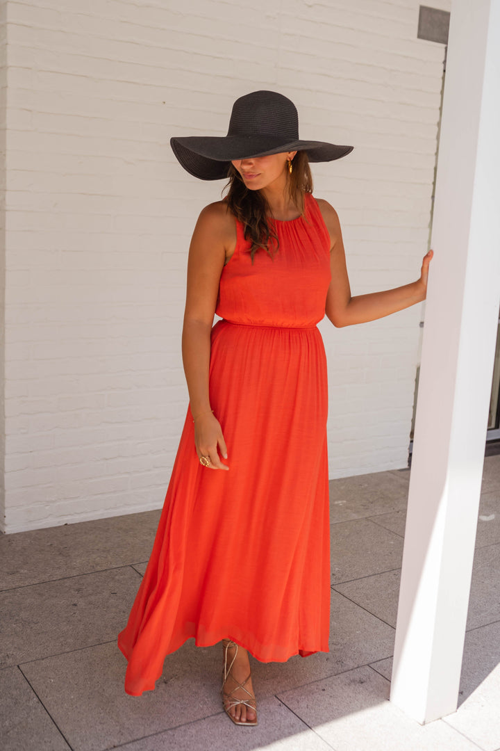Phoebe | Casual Maxi Dress with Cut Out