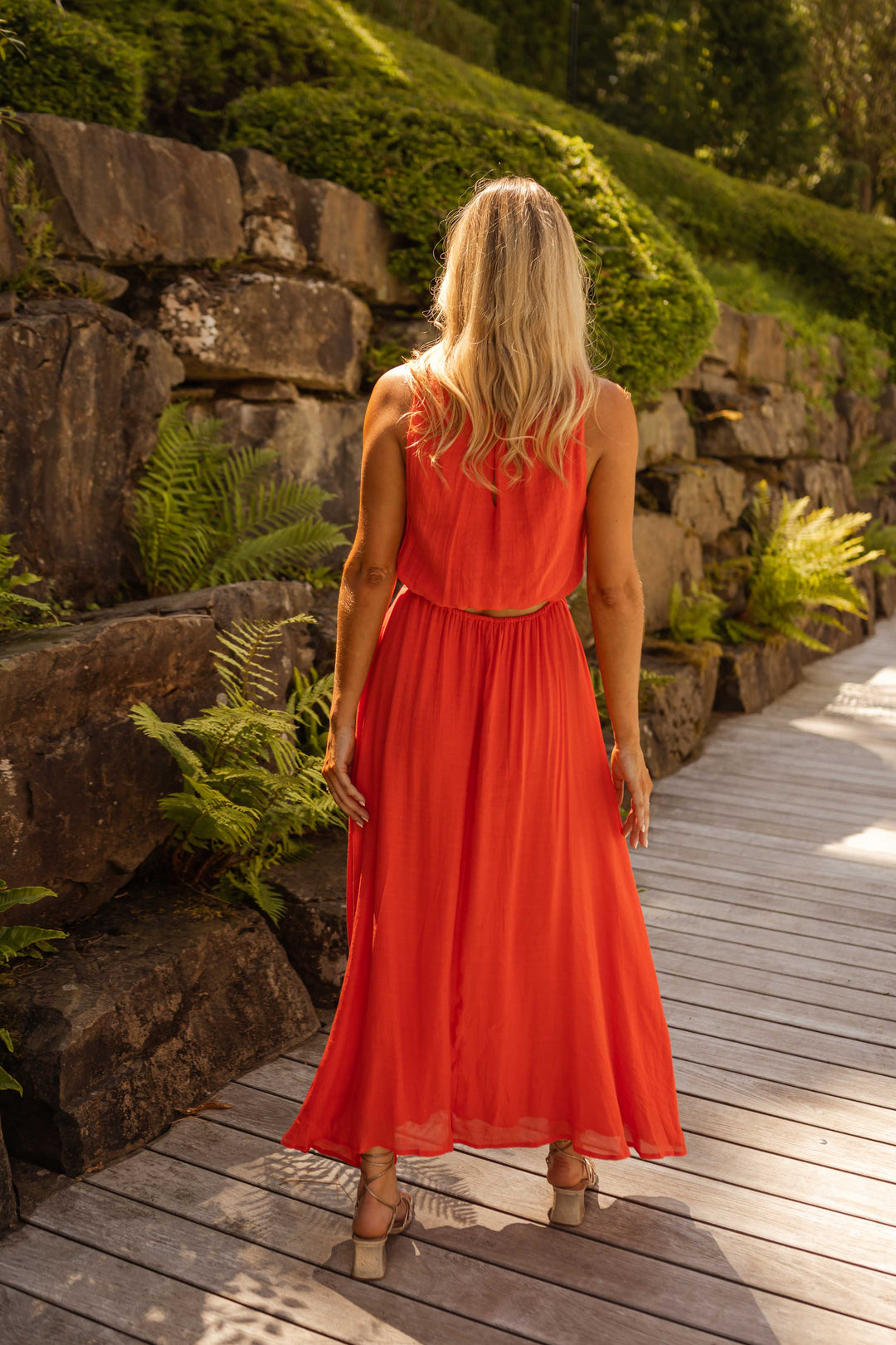 Phoebe | Casual Maxi Dress with Cut Out